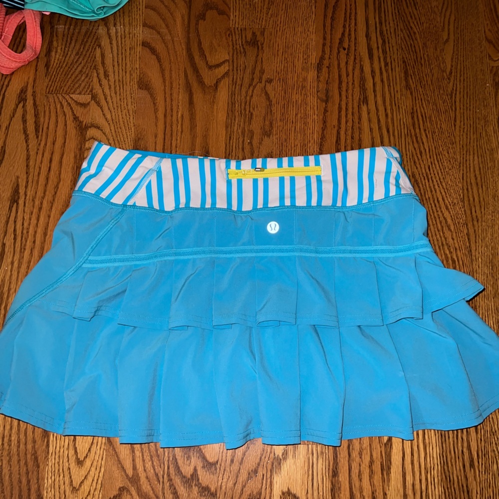 Lululemon blue tennis skirt